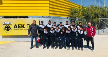 Η Κ14 της Ηλιούπολης στα Σπάτα φιλικό με την αντίστοιχη της ΑΕΚ
